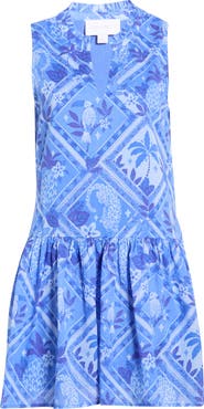 SUGARLIPS Kaidy Tropical Loly Trapeze Minidress