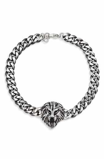 Mens' Enrique Lion Head Bracelet