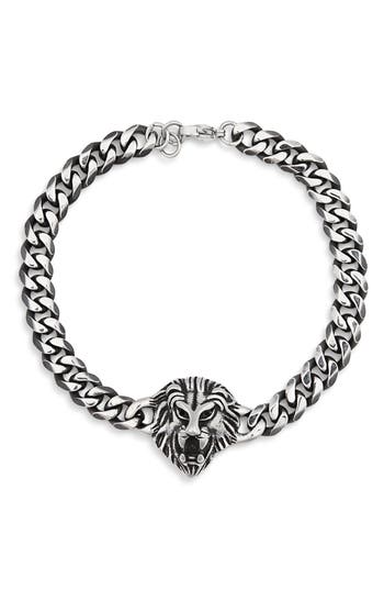 Eye Candy Los Angeles Mens' Enrique Lion Head Bracelet