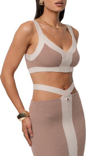 Coastal Drift Crop Top & Skirt Set