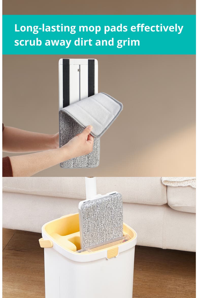 4-Pack Microfiber Mop Pad, Alternate, color, GRAY