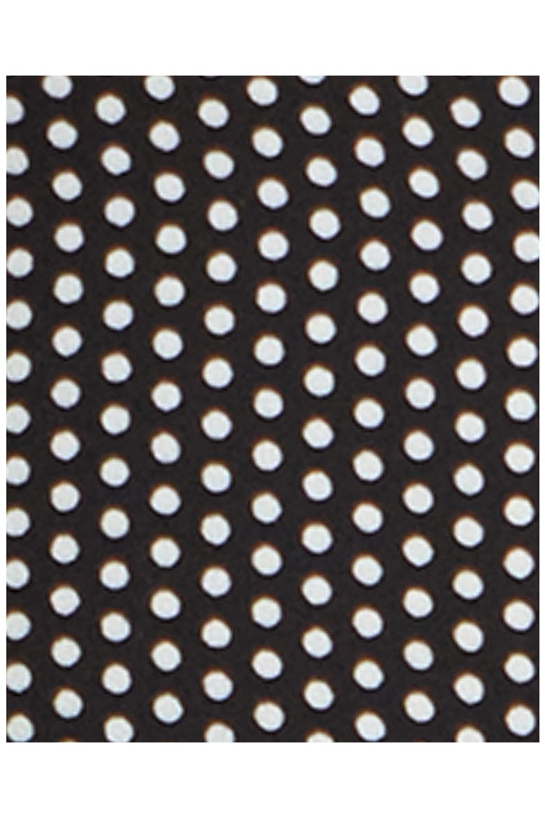 Button Front Recycled Polyester Minidress, Alternate, color, BLACK MULTI
