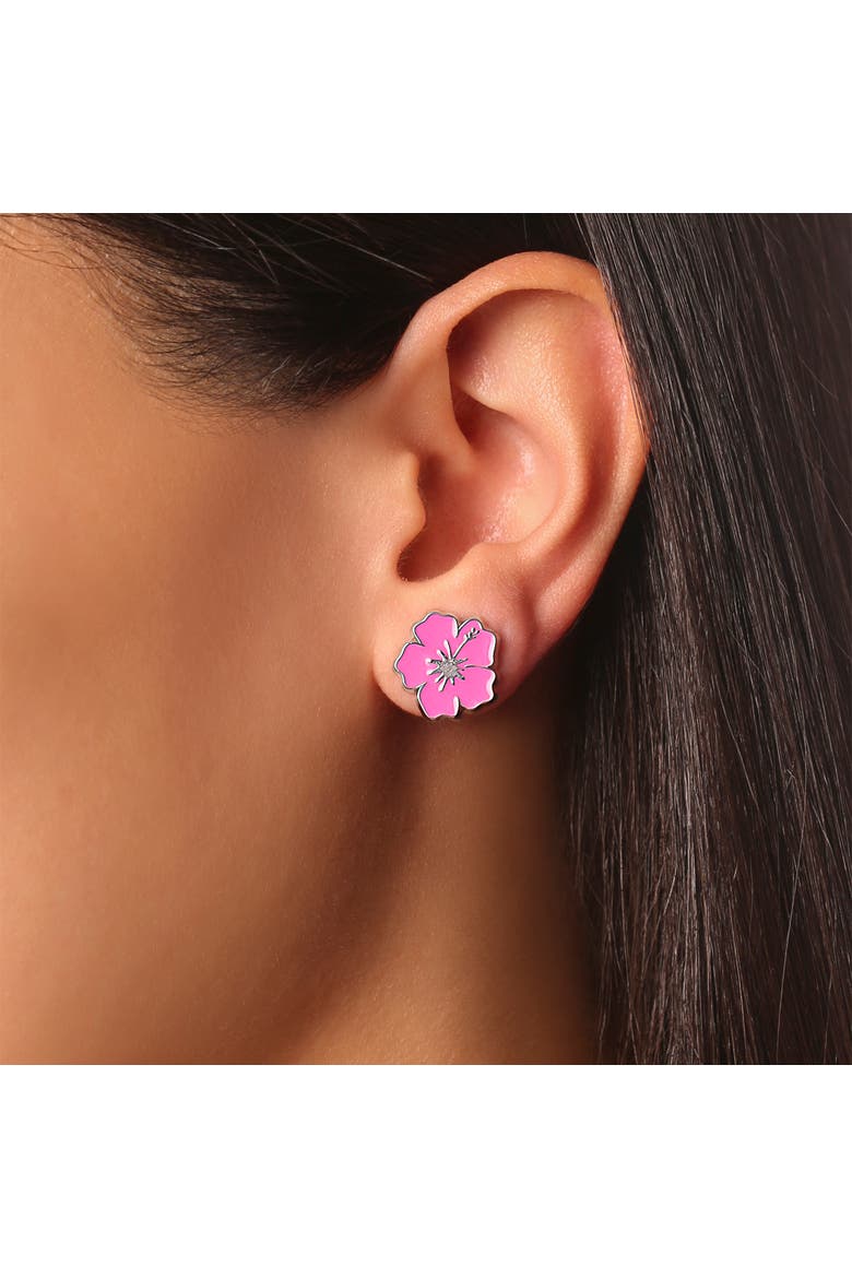 Clip-On 3 Piece Earring Set, Alternate, color, Pink, blue