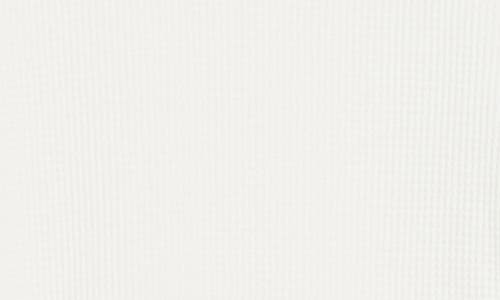 Vince Crewneck Cotton Thermal Sweater In White
