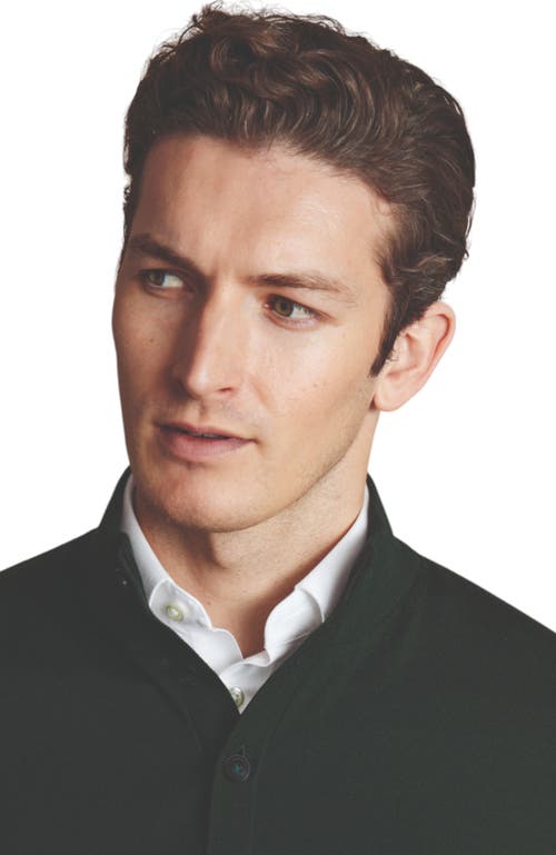 CHARLES TYRWHITT CHARLES TYRWHITT PURE MERINO BUTTON NECK SWEATER