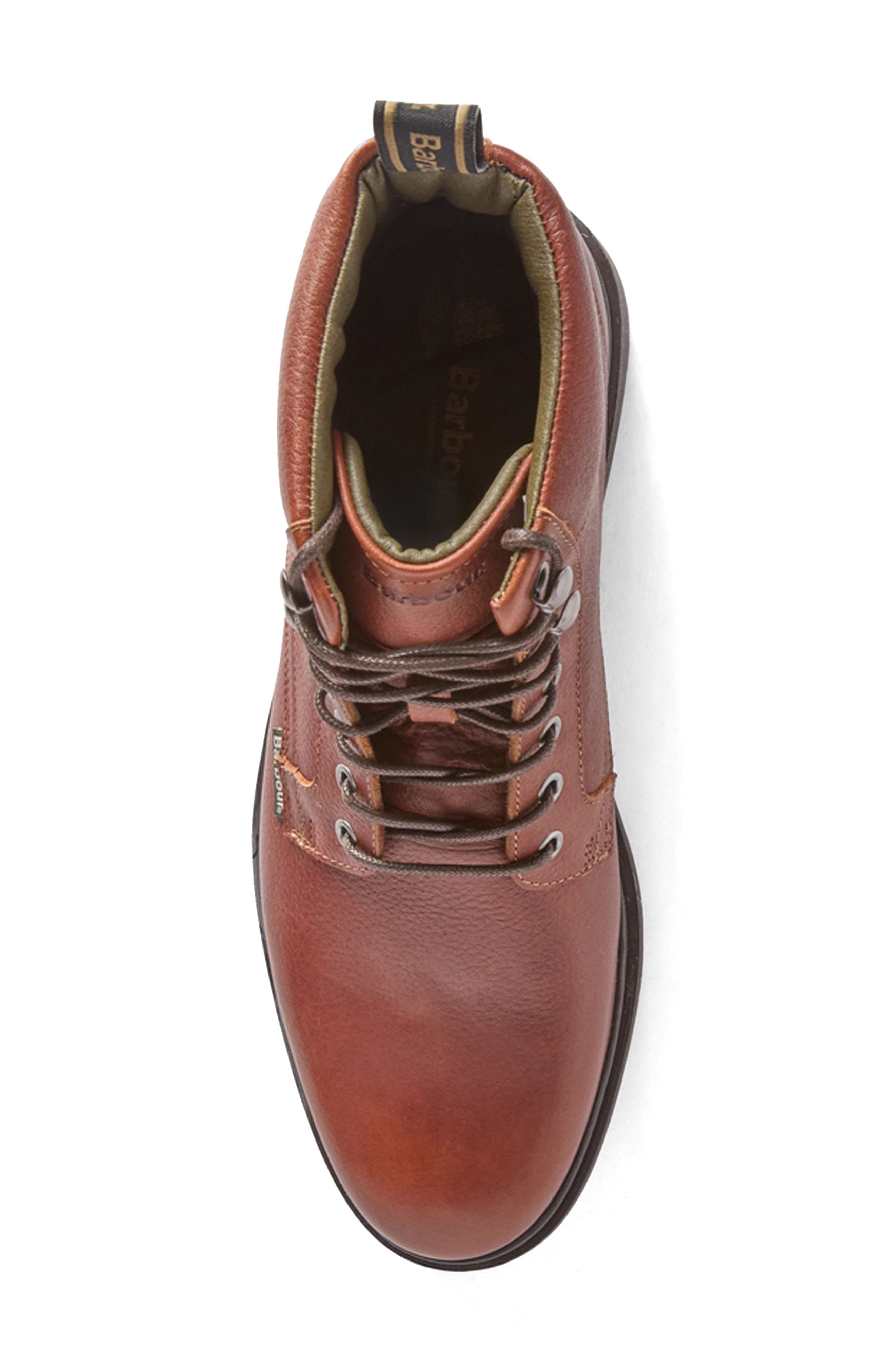 Bellister Leather Derby Boot, Alternate, color, CHESTNUT BROWN