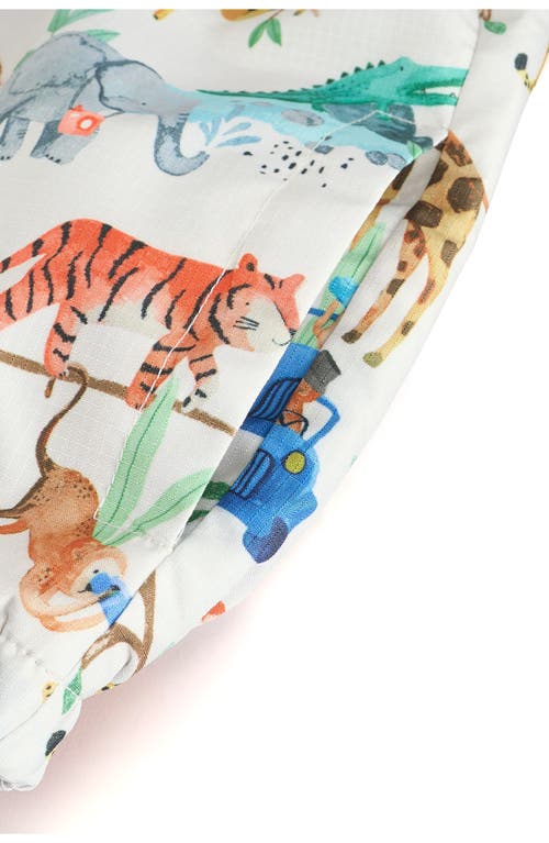 Next Kids' Safari Water-resistant Hooded Jacket In Neutral
