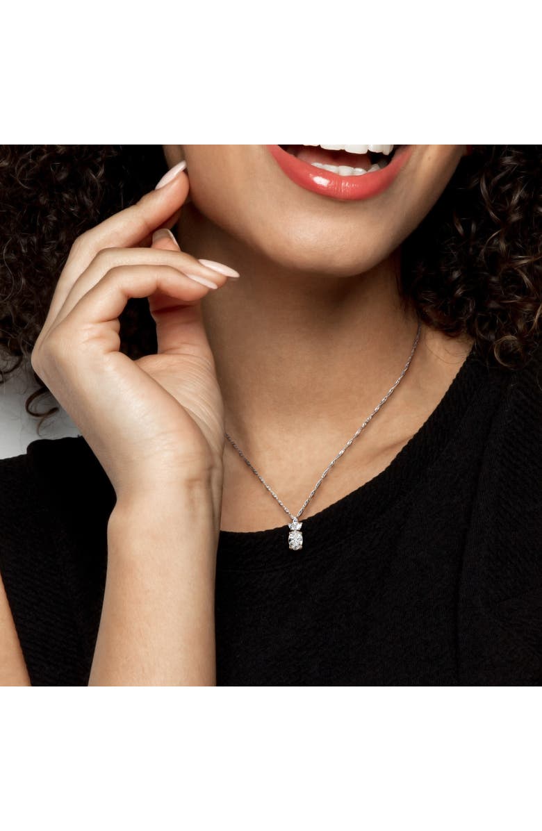 Julianna B. Lab-Grown Diamond Pendant Necklace 14k, Alternate, color, White Gold