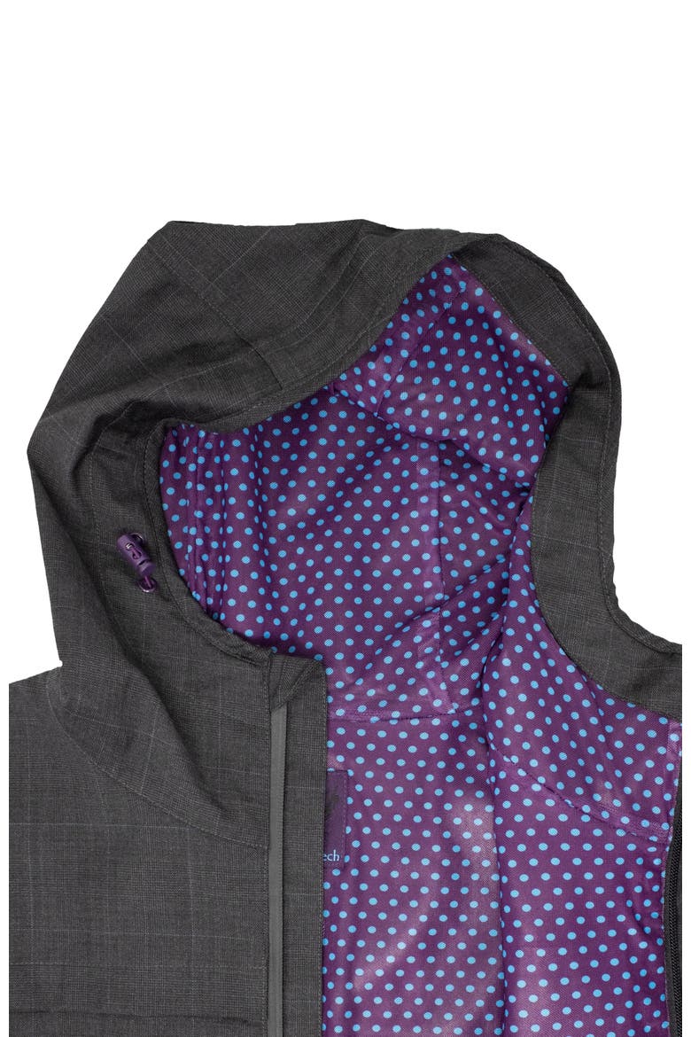 Luca Wool Waterproof Jacket, Alternate, color, Charcoal