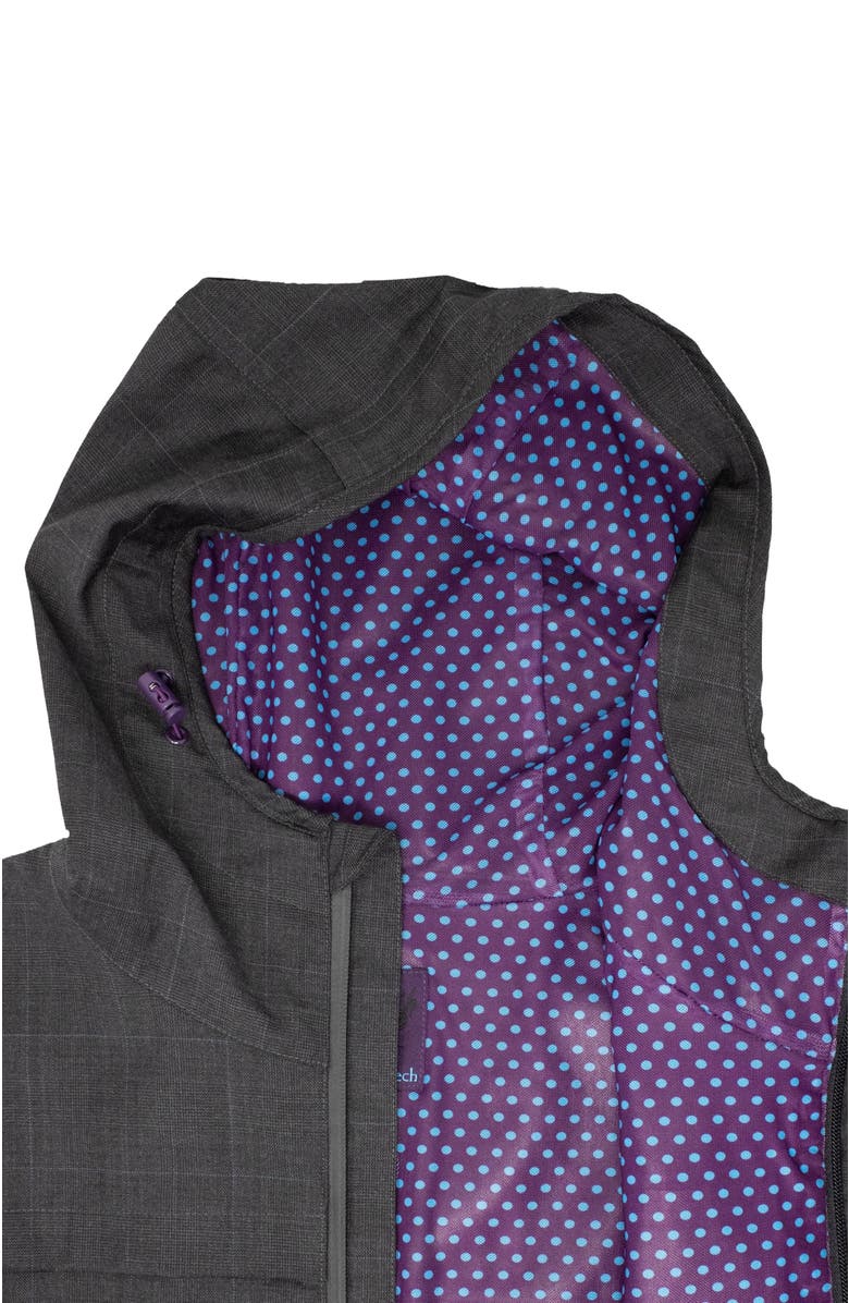 Lords of Harlech Luca Wool Waterproof Jacket, Alternate, color, Charcoal