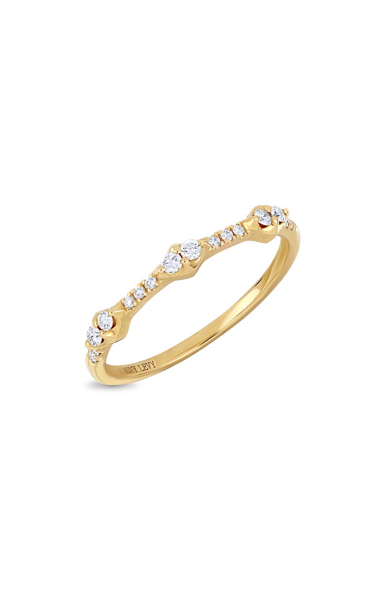 Bony Levy Monaco Diamond Stacking Ring, Main, color, 18K Yellow Gold