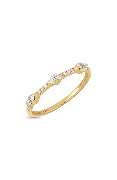 Monaco Diamond Stacking Ring