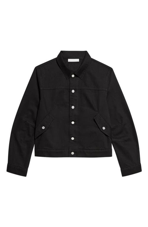 Helmut Lang Apex Denim Trucker Jacket In Black