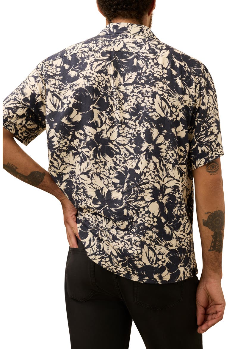 Bali Camp Shirt, Alternate, color, FJORD BLOOM