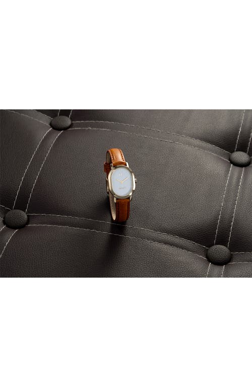 Mvmt Carmel Oval Watch, 25mm In Tan