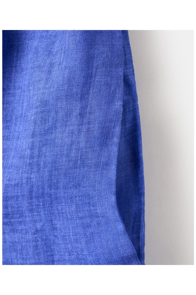 Ramie Drawstring Pants, Alternate, color, BLUE