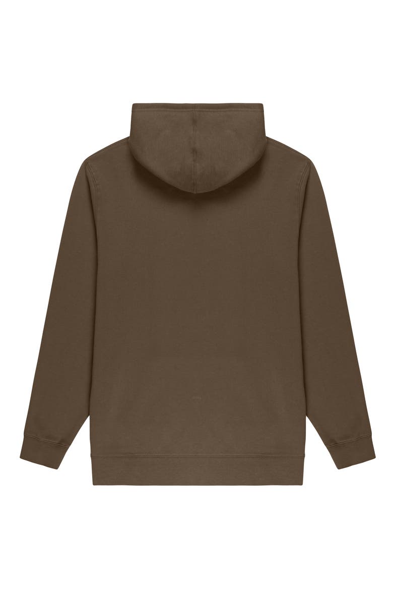 Astronaut Midweight Fleece Classic Hooded Sweatshirt, Alternate, color, Walnut