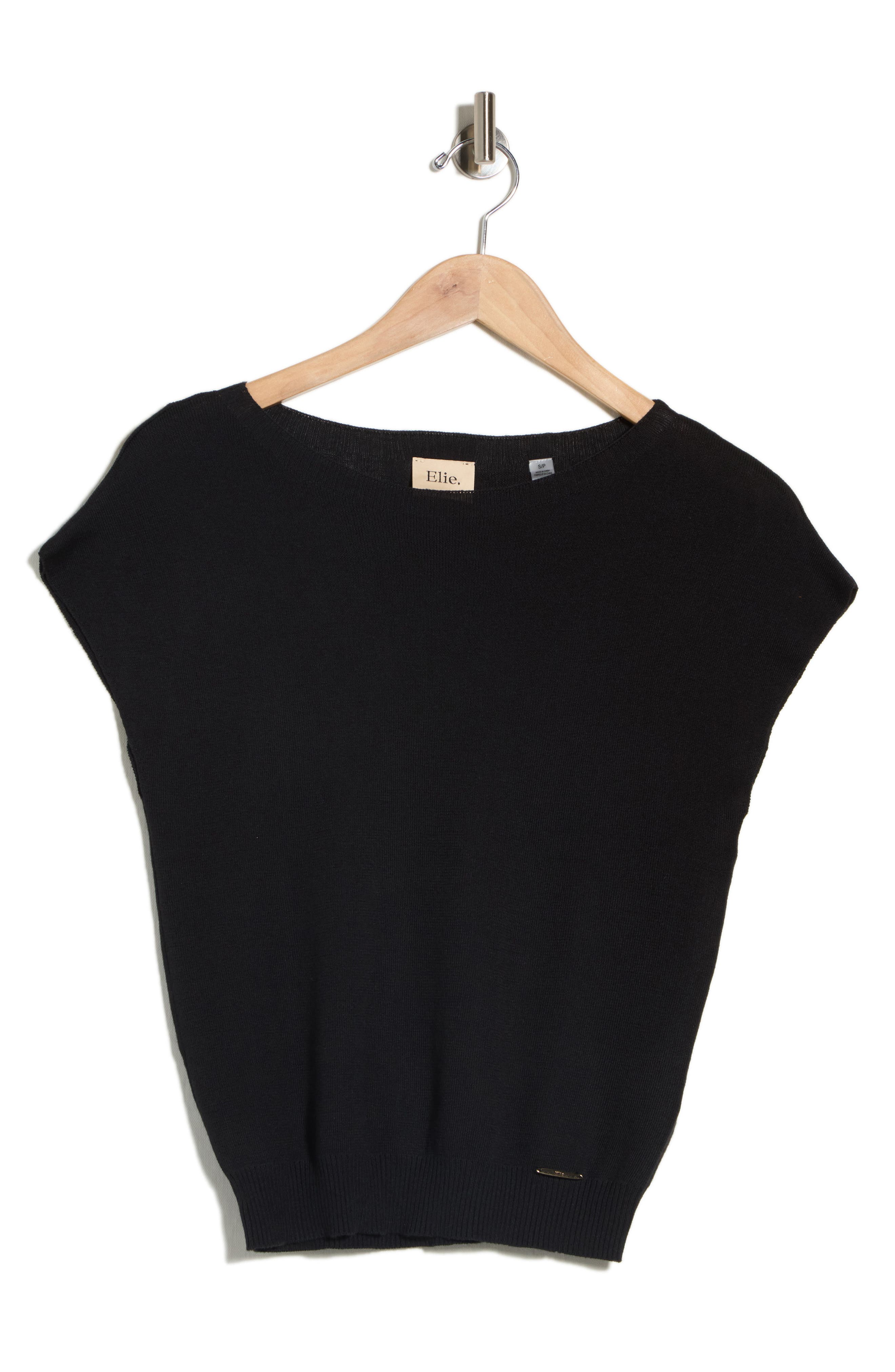 ELIE ELIE TAHARI Extended Sleeve Crewneck Sweater