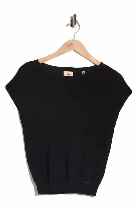 ELIE ELIE TAHARI Extended Sleeve Crewneck Sweater