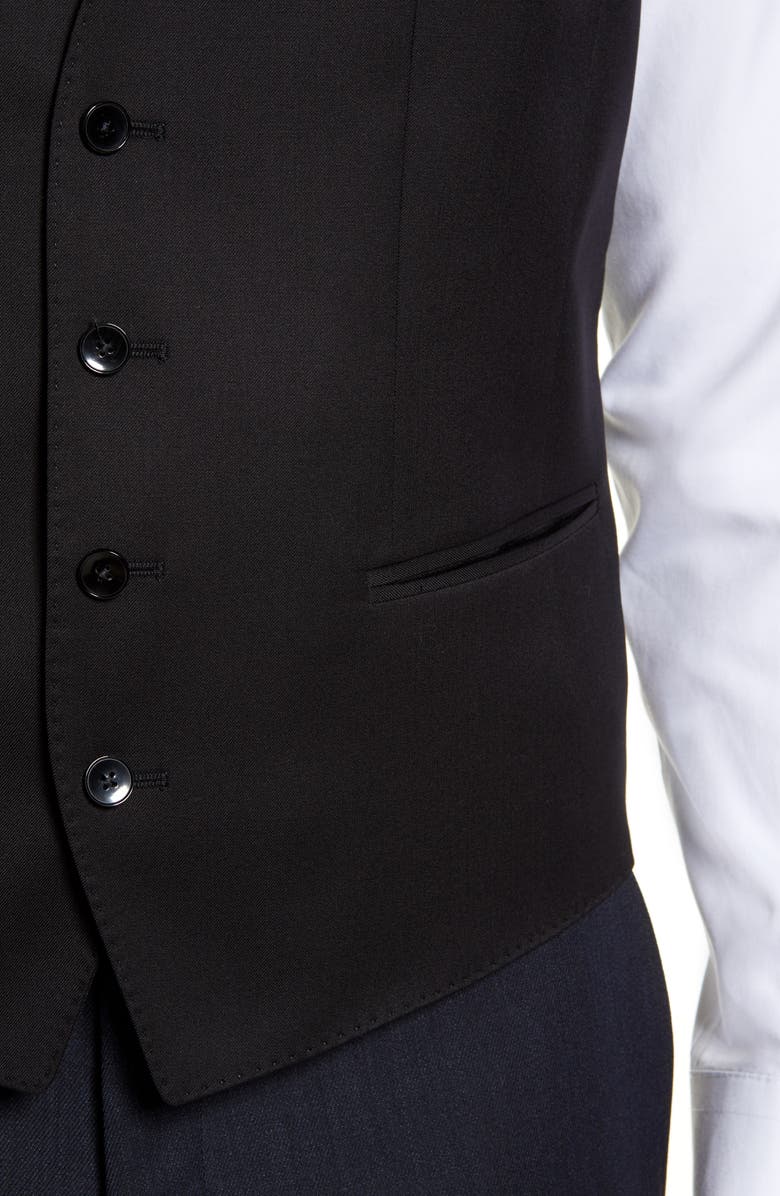 BOSS Huge/Weste Solid Wool Vest, Alternate, color, 