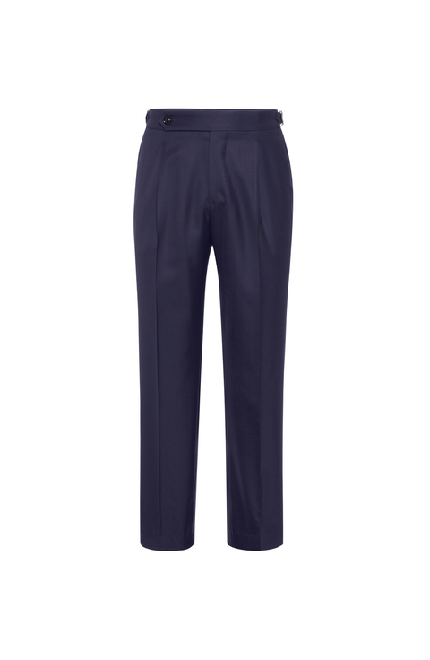 Tuxedo trousers with pleats