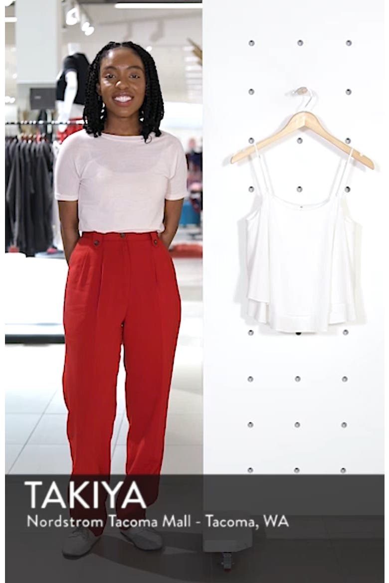Tiered Linen Blend Camisole video