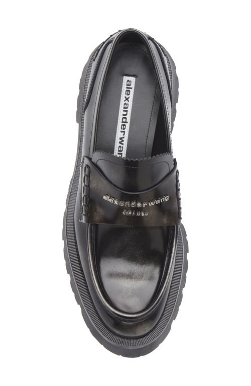 Alexander Wang Carter Lug Sole Loafer In Black