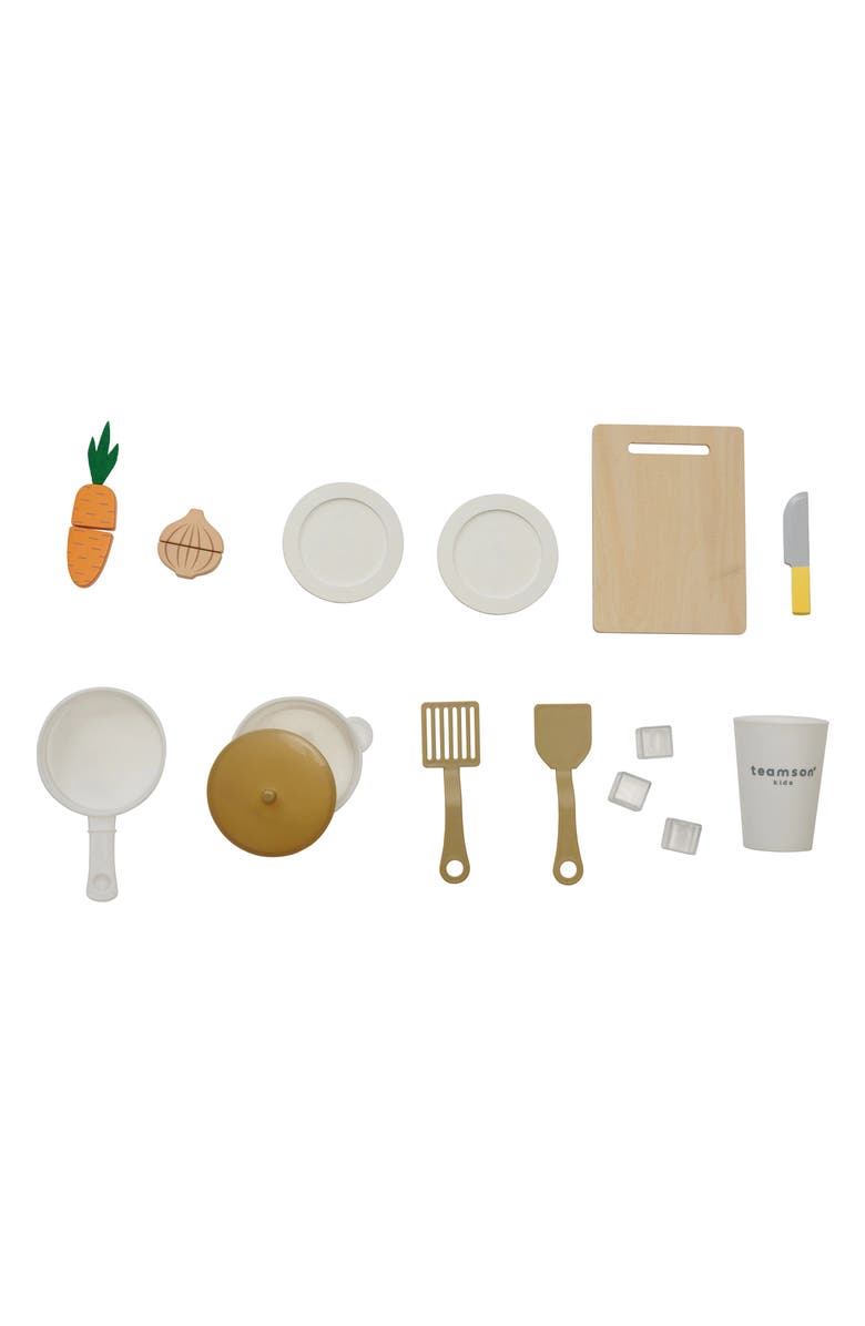 Teamson Kids Little Chef St. Louis Play Kitchen & Accessories, Alternate, color, Black