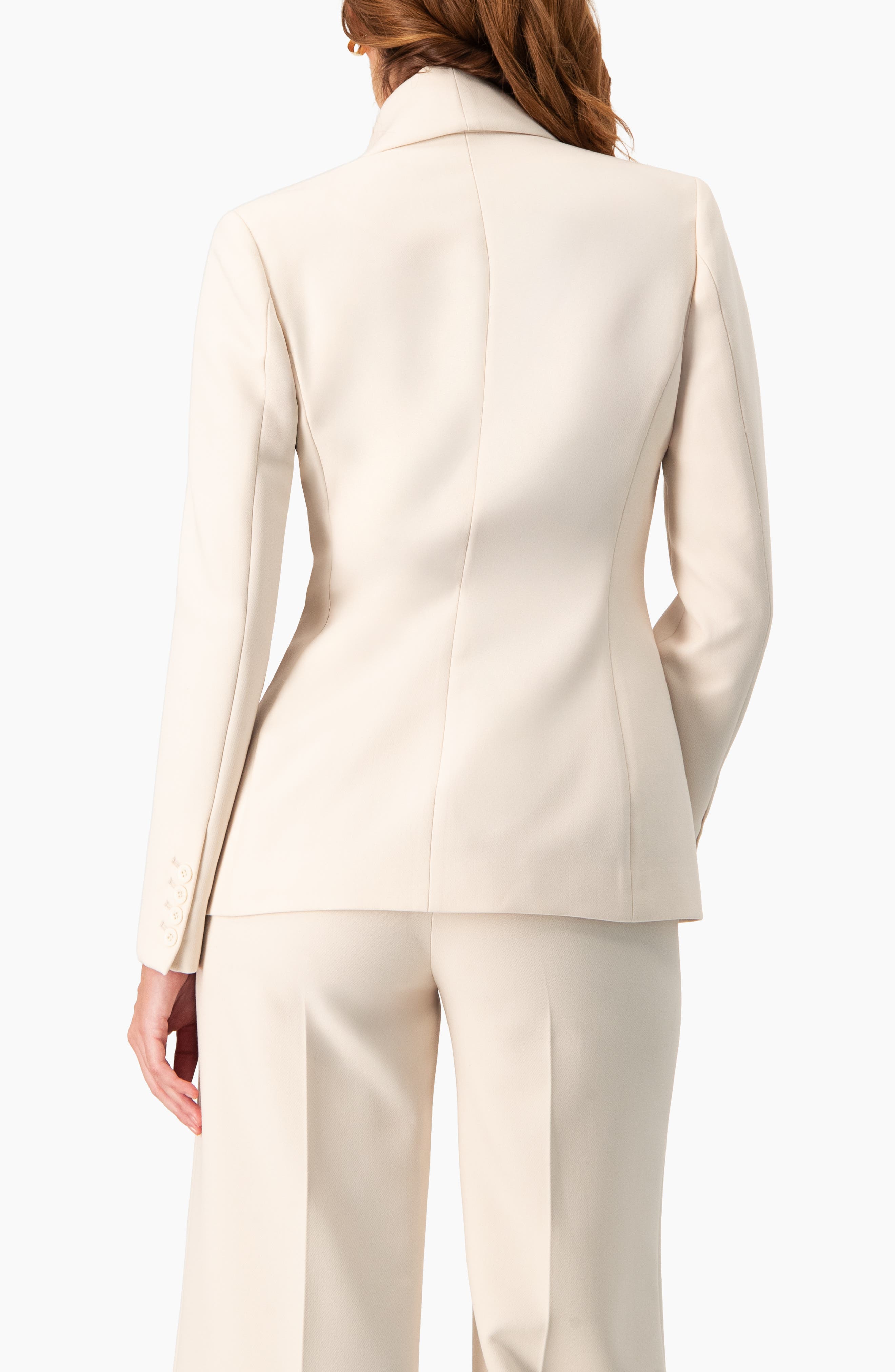 Double-Breasted Blazer with Smooth Finish - image 2