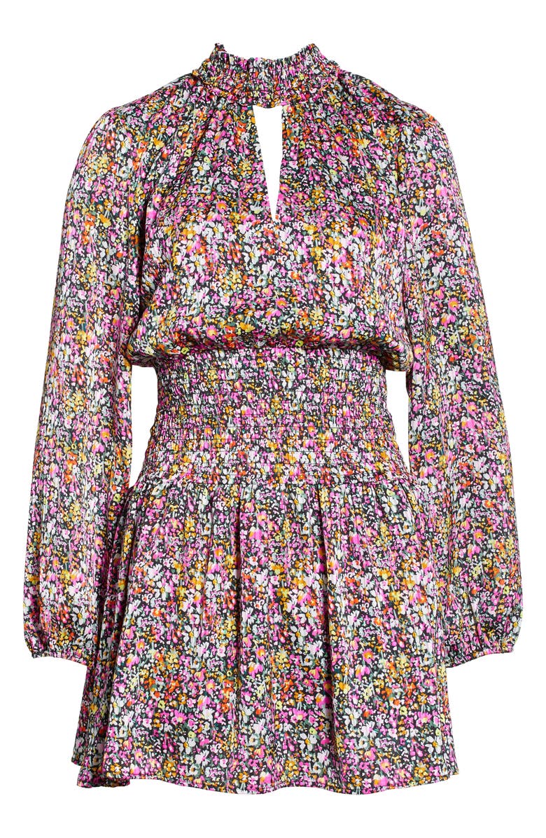 Steve Madden Natalie Cutout Long Sleeve Dress, Alternate, color,