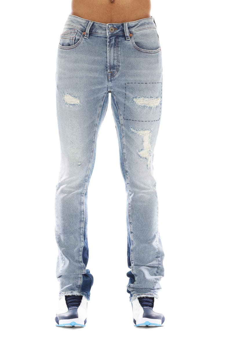 Cult of Individuality Lenny Ripped Bootcut Jeans, Main, color,