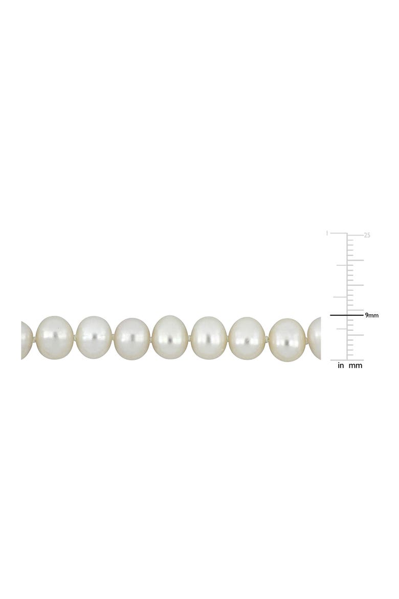 8-9mm Cultured Freshwater Pearl Necklace, Alternate, color, PEARL