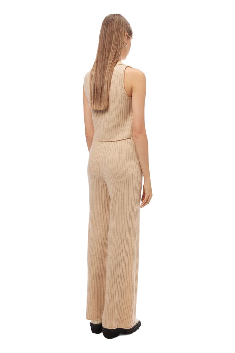 Cashmere Crop Top, Alternate, color, beige