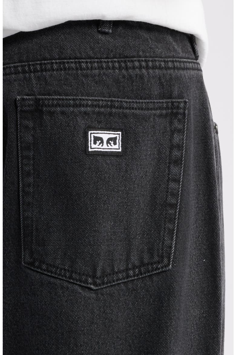 Bigwig Baggy Jeans, Alternate, color, FADED BLACK
