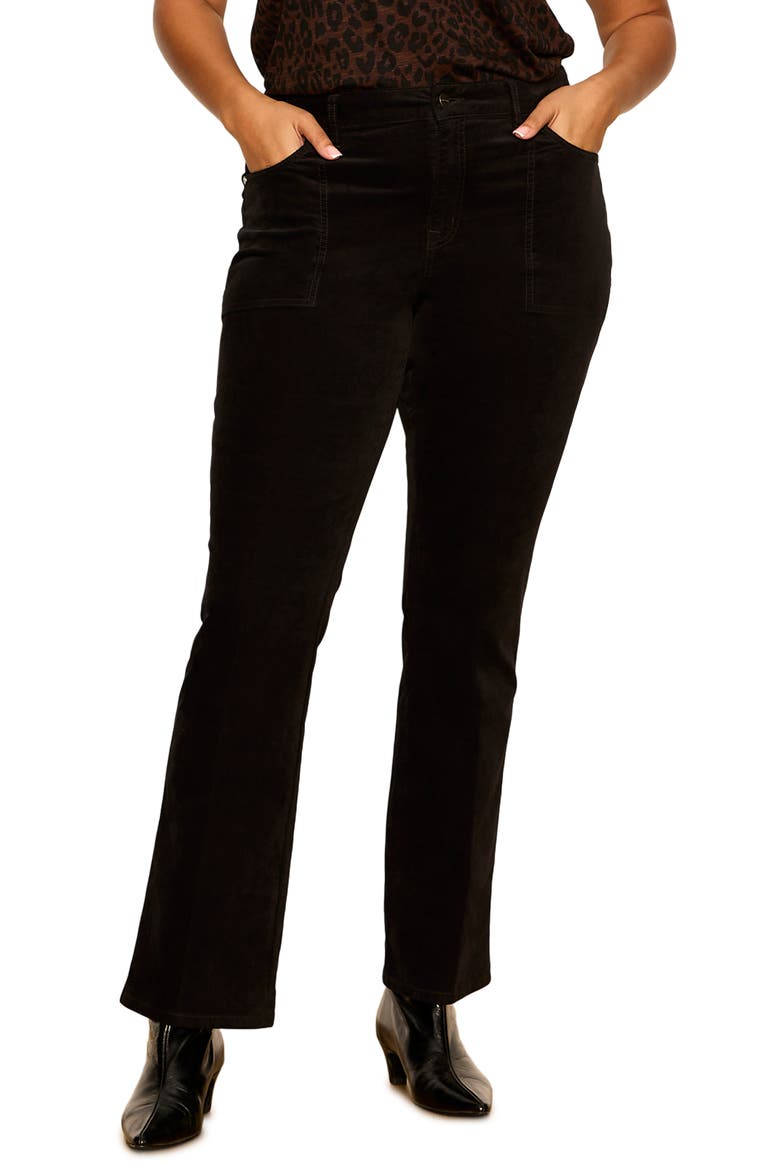 Play Date Bootcut Pants, Alternate, color, BLACK