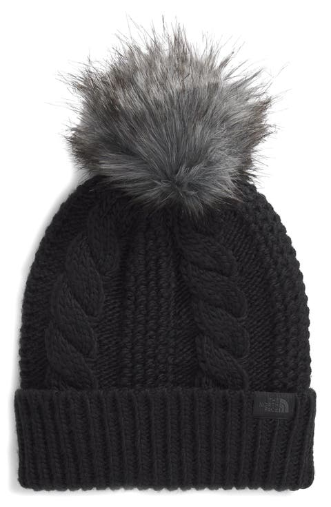 Oh Mega Faux Fur Pompom Beanie