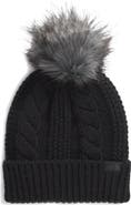 The North Face Oh Mega Faux Fur Pompom Beanie