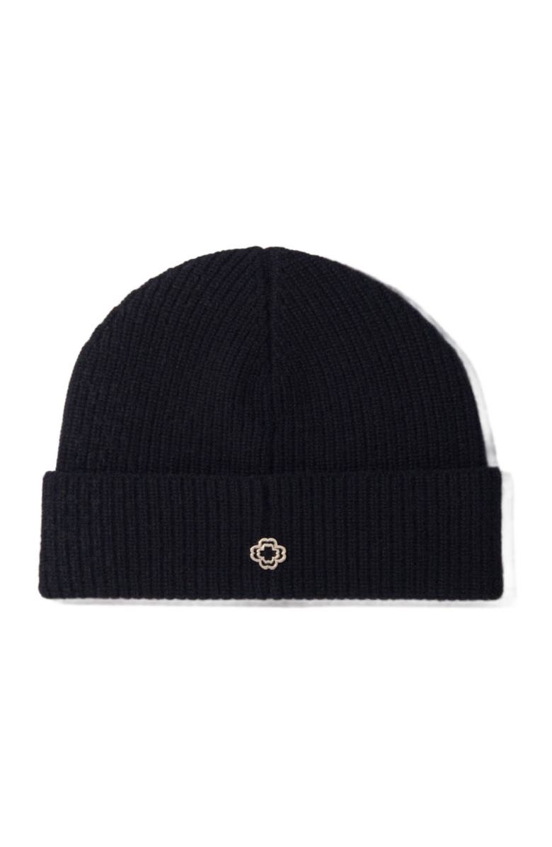 maje Wool and cashmere hat, Main, color, Black
