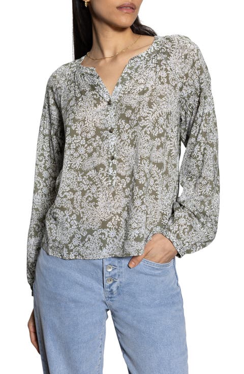 Sunday's Best Floral Print Top