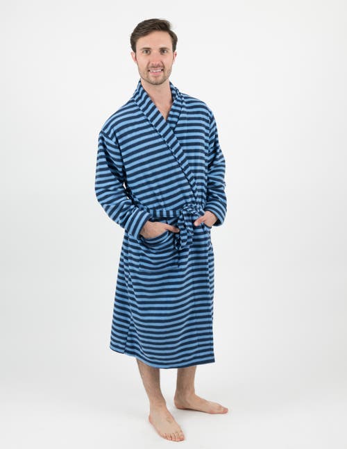 Leveret Fleece Robe In Multi