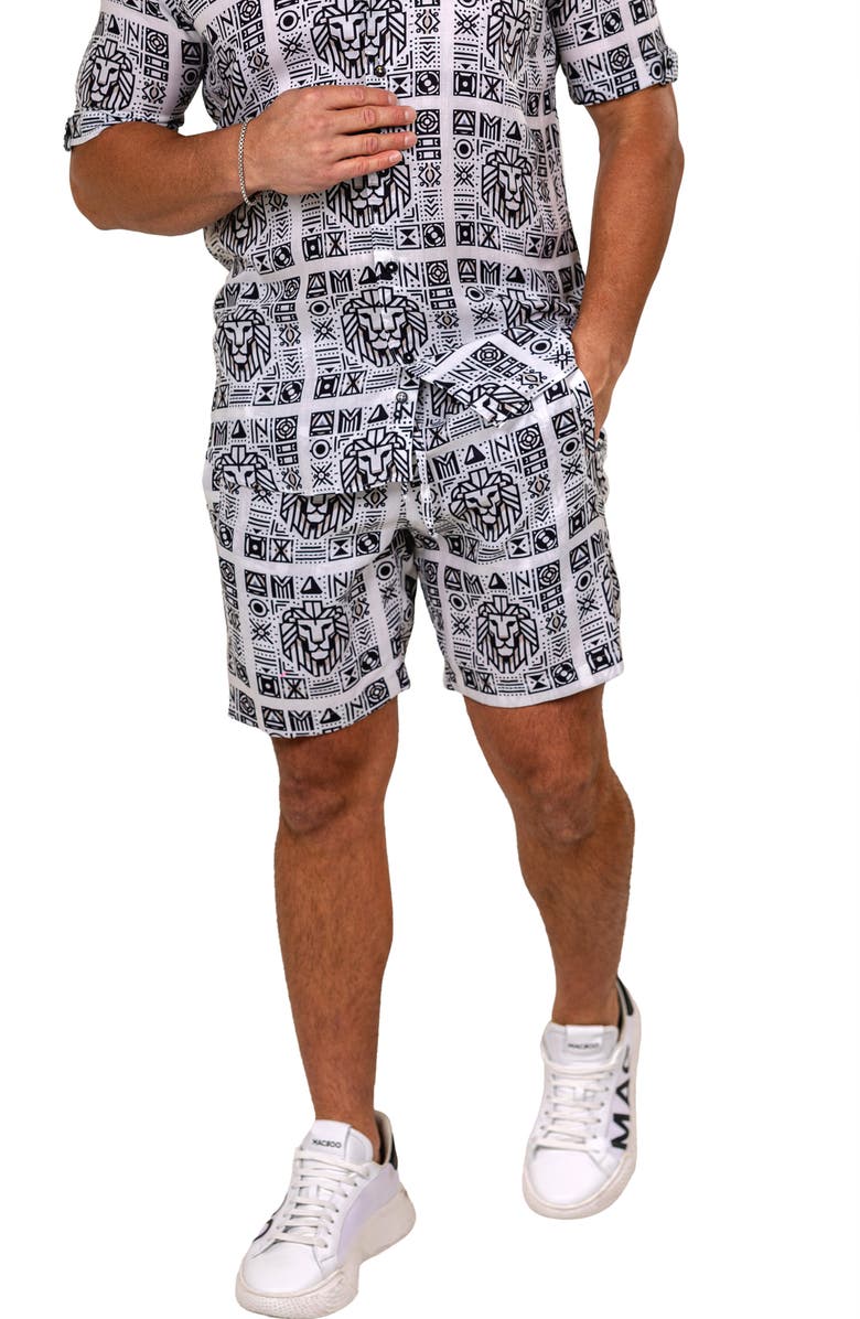 Maceoo Marthyr Drawstring Shorts, Alternate, color, 