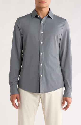 Rhone Commuter Slim Fit Button-Up Shirt