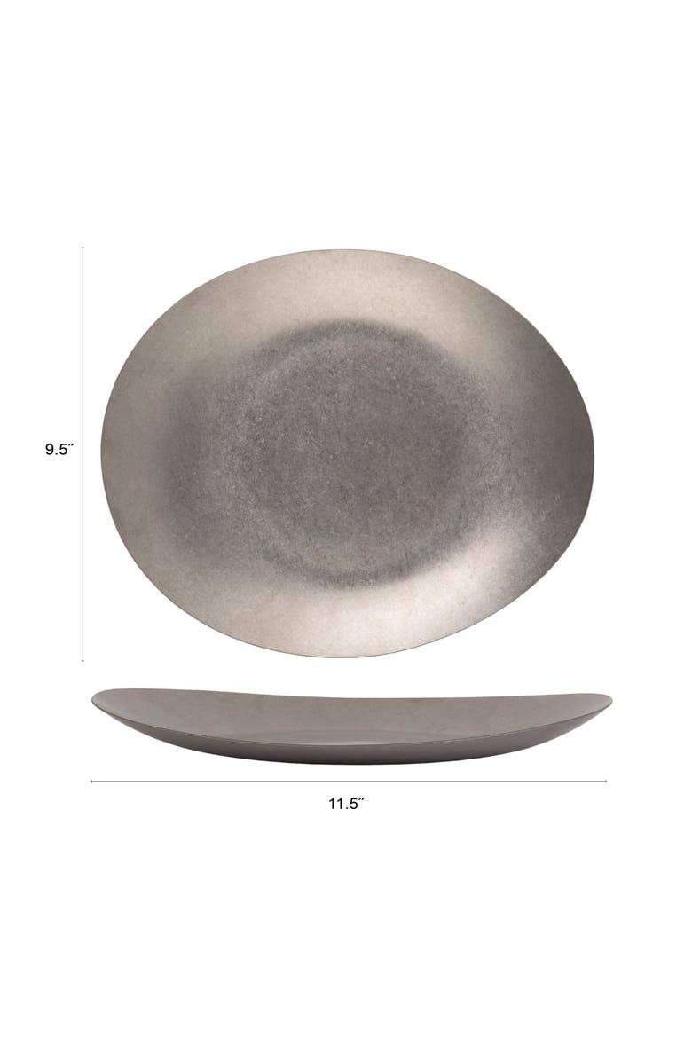 Oval Platter, Alternate, color, Silver