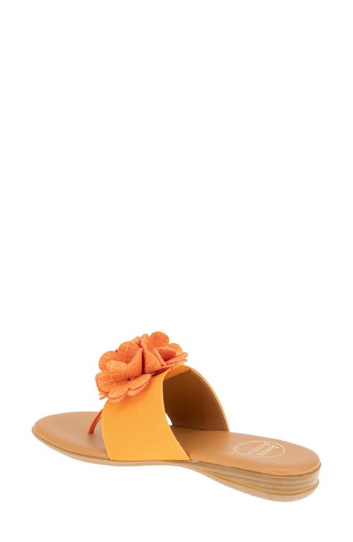 Andre Assous André Assous Nate Flower Sandal In Orange