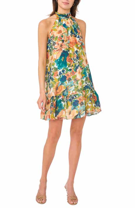 CeCe Ruffle Halter Dress