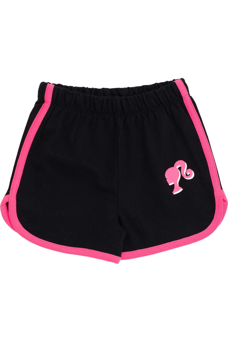 2-Piece Tee and Shorts Set, Alternate, color, Pink White Black