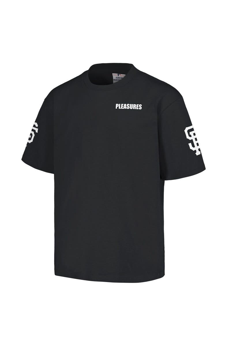 PLEASURES Men's PLEASURES  Black San Francisco Giants Team T-Shirt, Alternate, color, Black
