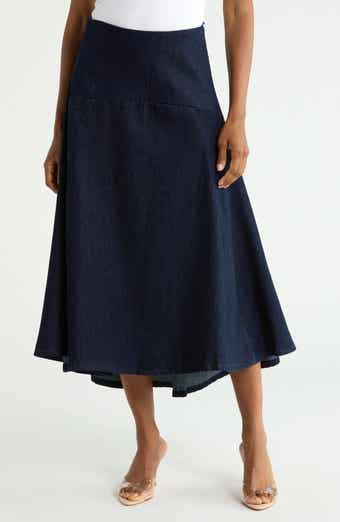 Full Denim Skirt