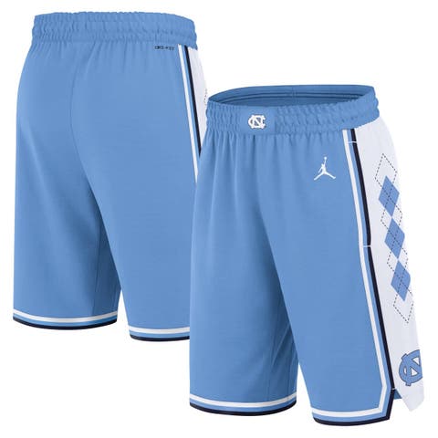 Men's Jordan Brand Carolina Blue North Carolina Tar Heels Road Replica Performance Basketball Shorts