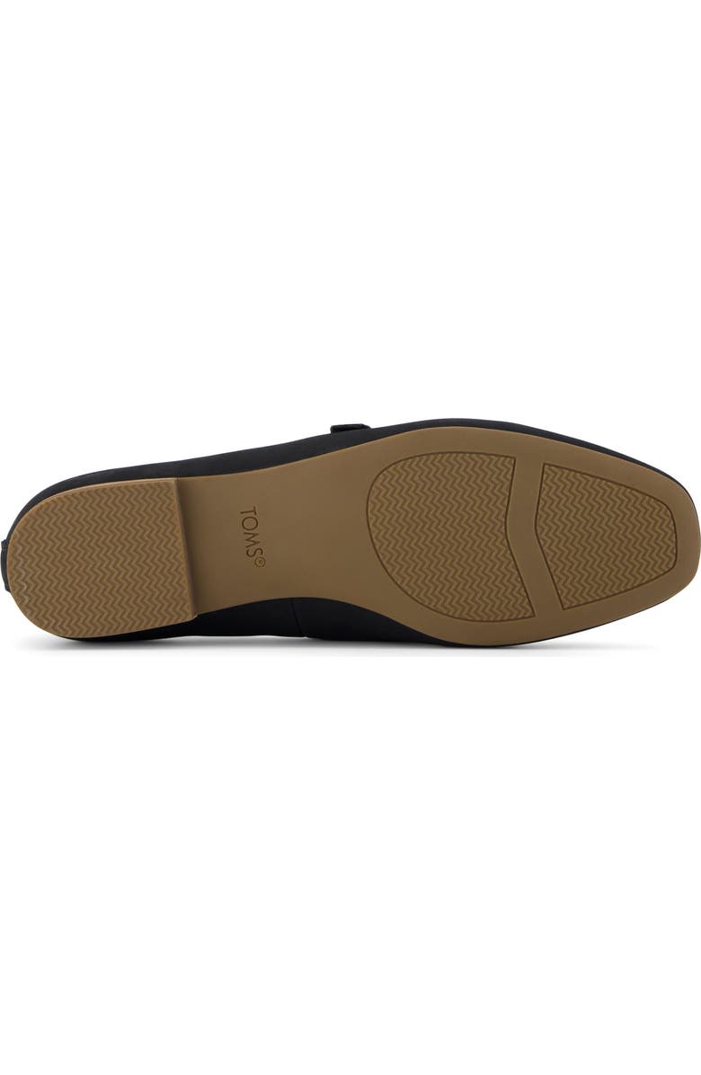 TOMS Bianca Mary Jane Flat, Alternate, color, Black Leather